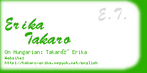 erika takaro business card